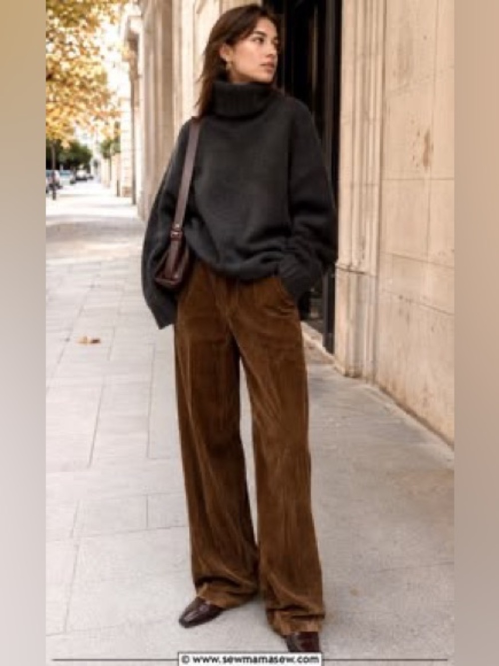 Zara Collection Wide Leg Corduroys